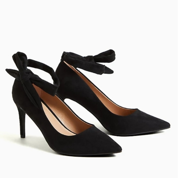 torrid Shoes - 💸Torrid Black faux suede ankle wrap heel pumps shoe